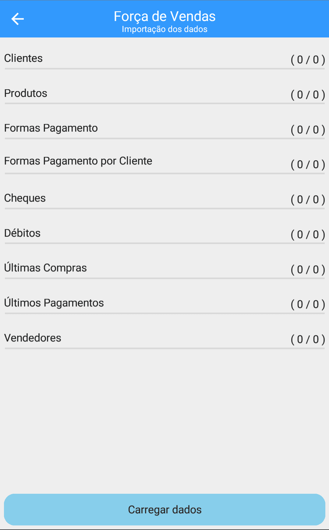 Sincronização com o Banco de Dados DBSoft